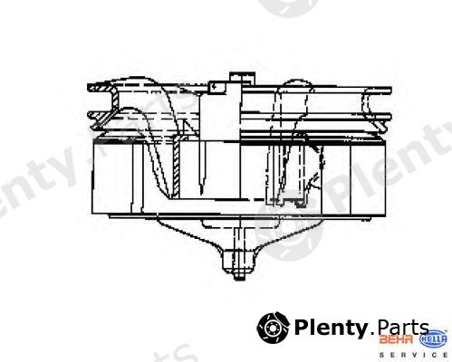  HELLA part 8EW009158-011 (8EW009158011) Interior Blower