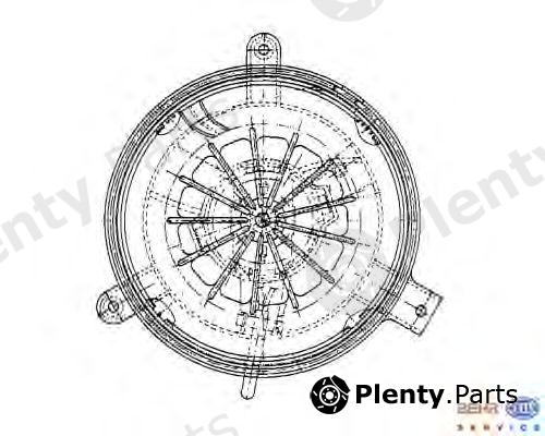  HELLA part 8EW009159-251 (8EW009159251) Interior Blower