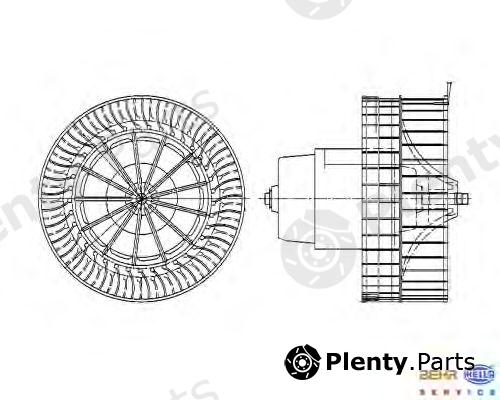  HELLA part 8EW009159-311 (8EW009159311) Interior Blower