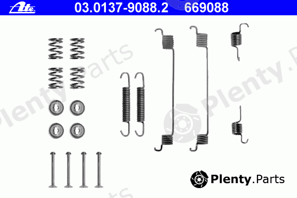  ATE part 03.0137-9088.2 (03013790882) Accessory Kit, brake shoes