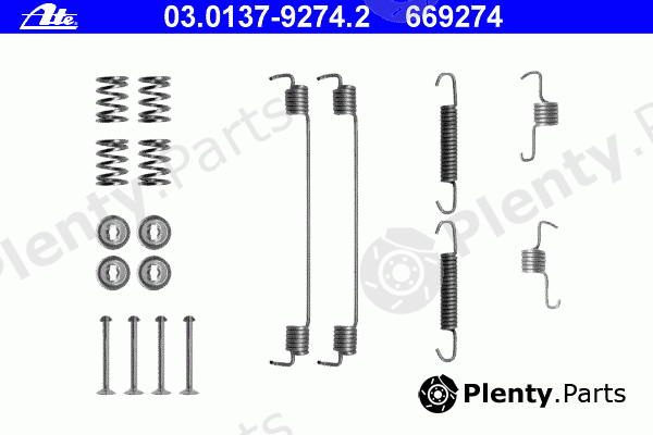  ATE part 03.0137-9274.2 (03013792742) Accessory Kit, brake shoes