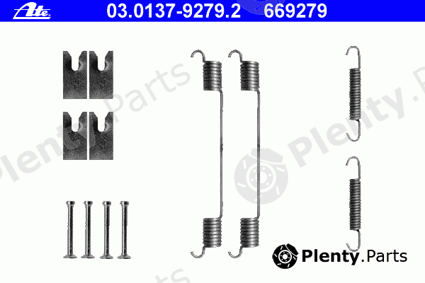 ATE part 03.0137-9279.2 (03013792792) Accessory Kit, brake shoes