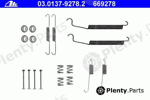  ATE part 03.0137-9278.2 (03013792782) Accessory Kit, brake shoes