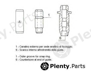  METELLI part 01-2563 (012563) Valve Guides