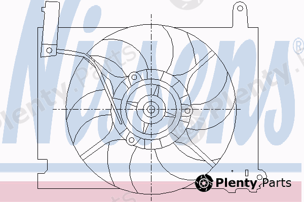  NISSENS part 85063 Fan, radiator