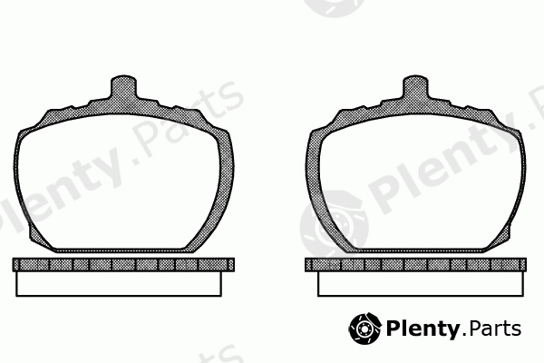  ROADHOUSE part 2058.10 (205810) Brake Pad Set, disc brake