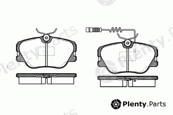  ROADHOUSE part 2189.02 (218902) Brake Pad Set, disc brake