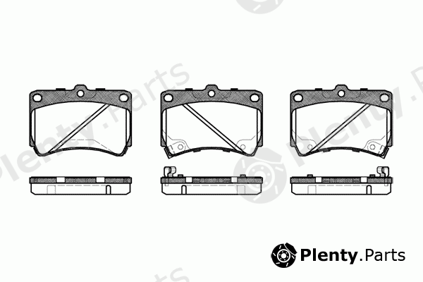  ROADHOUSE part 2212.42 (221242) Brake Pad Set, disc brake