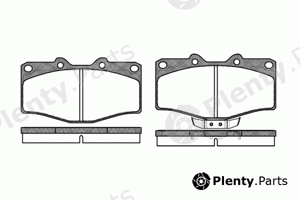  ROADHOUSE part 2315.02 (231502) Brake Pad Set, disc brake
