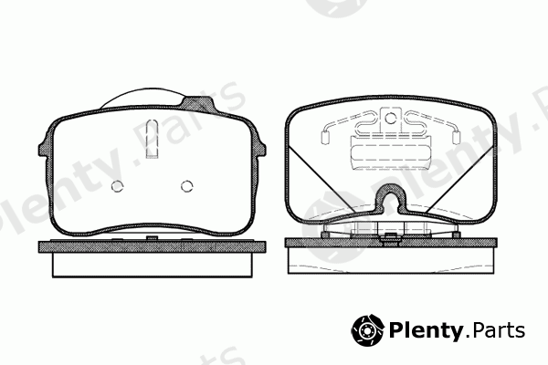  ROADHOUSE part 2328.00 (232800) Brake Pad Set, disc brake