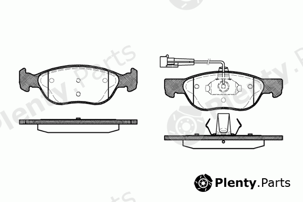  ROADHOUSE part 2587.12 (258712) Brake Pad Set, disc brake