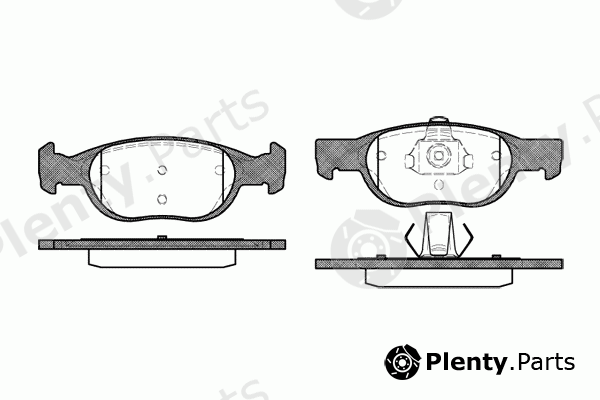  ROADHOUSE part 2588.10 (258810) Brake Pad Set, disc brake