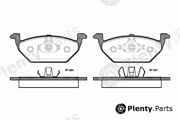  ROADHOUSE part 2633.20 (263320) Brake Pad Set, disc brake