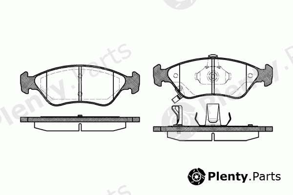  ROADHOUSE part 2648.02 (264802) Brake Pad Set, disc brake