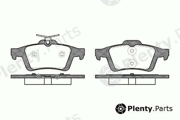  ROADHOUSE part 2842.30 (284230) Brake Pad Set, disc brake