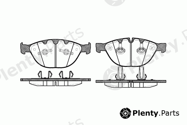  ROADHOUSE part 2958.10 (295810) Brake Pad Set, disc brake