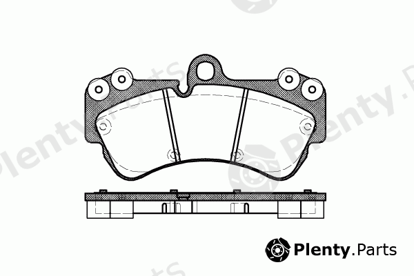 ROADHOUSE part 2994.00 (299400) Brake Pad Set, disc brake