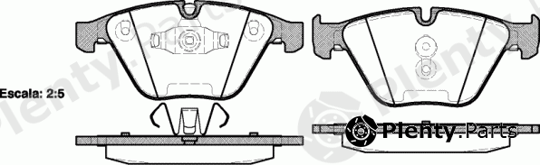  ROADHOUSE part 2857.10 (285710) Brake Pad Set, disc brake