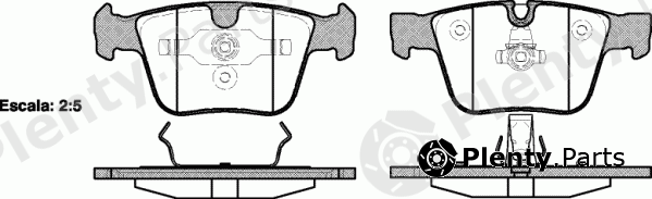  ROADHOUSE part 21216.00 (2121600) Brake Pad Set, disc brake