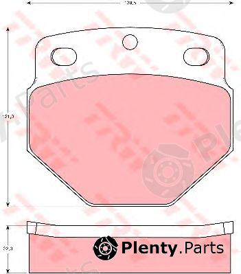 TRW part GDB5087 Brake Pad Set, disc brake