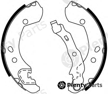  PAGID part H9720 Brake Shoe Set