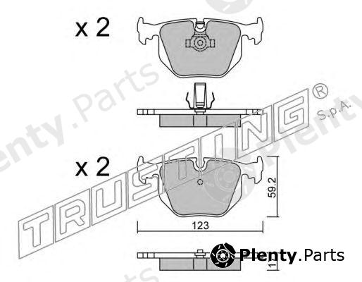  TRUSTING part 576.0 (5760) Brake Pad Set, disc brake