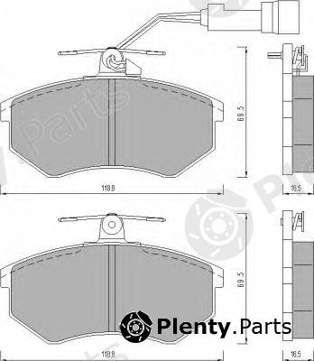  ROULUNDS BRAKING part 471481 Brake Pad Set, disc brake
