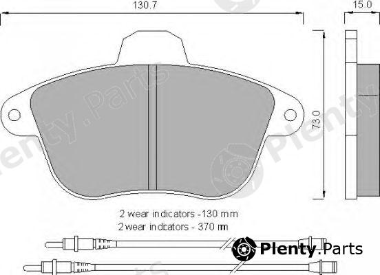  ROULUNDS BRAKING part 557281 Brake Pad Set, disc brake