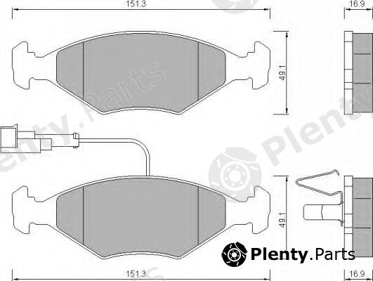  ROULUNDS BRAKING part 673181 Brake Pad Set, disc brake