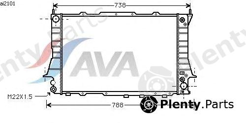  AVA QUALITY COOLING part AI2101 Radiator, engine cooling