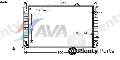  AVA QUALITY COOLING part AI2252 Radiator, engine cooling
