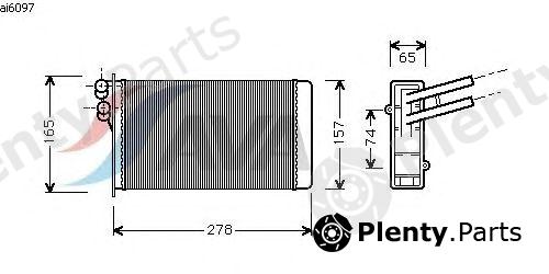  AVA QUALITY COOLING part AI6097 Heat Exchanger, interior heating
