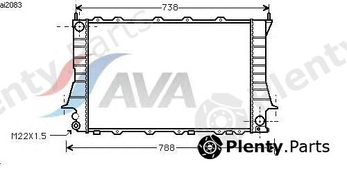  AVA QUALITY COOLING part AIA2083 Radiator, engine cooling