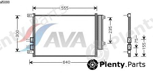  AVA QUALITY COOLING part ALA5088 Condenser, air conditioning