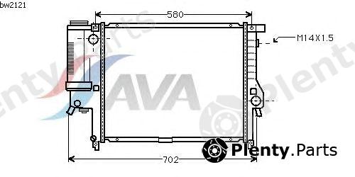  AVA QUALITY COOLING part BW2121 Radiator, engine cooling