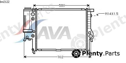  AVA QUALITY COOLING part BW2122 Radiator, engine cooling