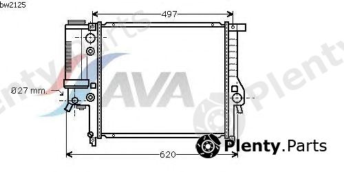  AVA QUALITY COOLING part BW2125 Radiator, engine cooling