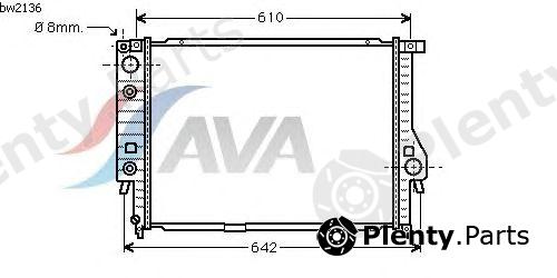  AVA QUALITY COOLING part BW2136 Radiator, engine cooling