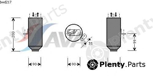  AVA QUALITY COOLING part BWD217 Dryer, air conditioning