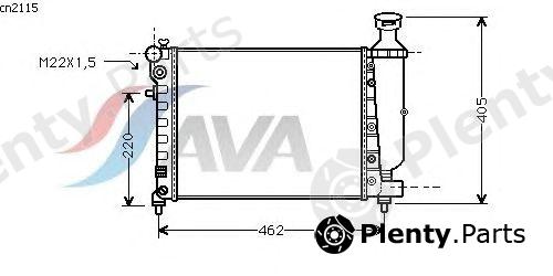 AVA QUALITY COOLING part CN2115 Radiator, engine cooling