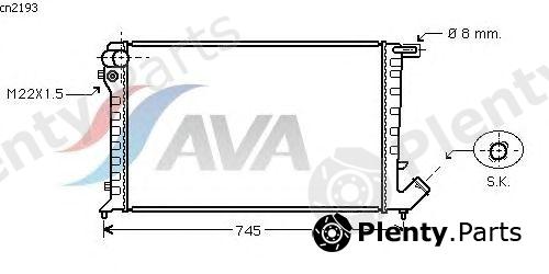  AVA QUALITY COOLING part CN2193 Radiator, engine cooling