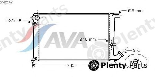  AVA QUALITY COOLING part CNA2142 Radiator, engine cooling