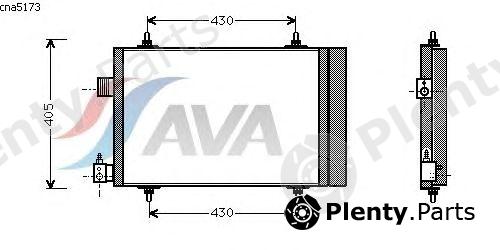  AVA QUALITY COOLING part CNA5173 Condenser, air conditioning