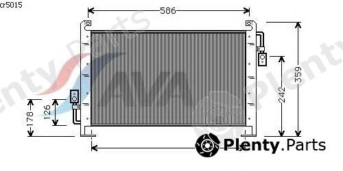  AVA QUALITY COOLING part CR5015 Condenser, air conditioning