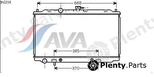  AVA QUALITY COOLING part DN2218 Radiator, engine cooling