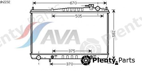  AVA QUALITY COOLING part DN2232 Radiator, engine cooling