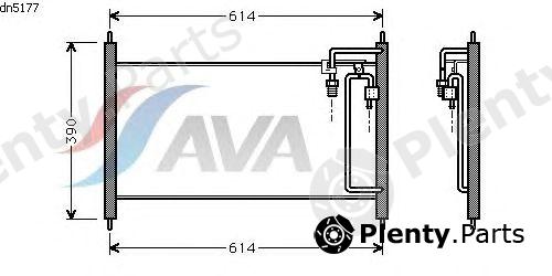  AVA QUALITY COOLING part DN5177 Condenser, air conditioning