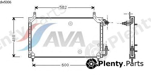  AVA QUALITY COOLING part DW5006 Condenser, air conditioning