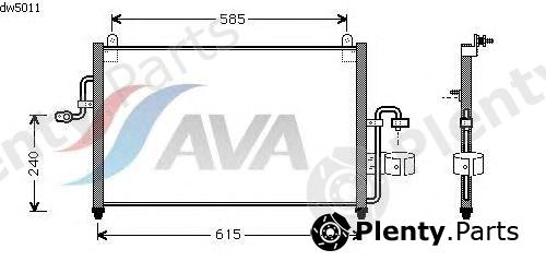  AVA QUALITY COOLING part DW5011 Condenser, air conditioning