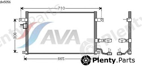  AVA QUALITY COOLING part DW5056 Condenser, air conditioning